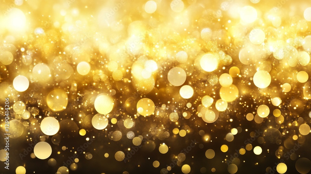 Golden Festive Bokeh Background Golden Festive Bokeh Background