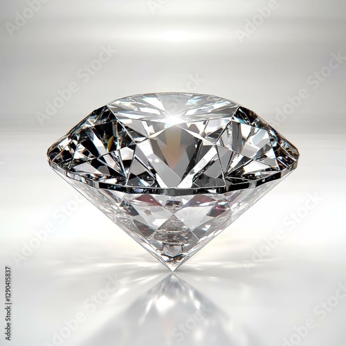 Sparkling Diamond Jewel Illustration photo