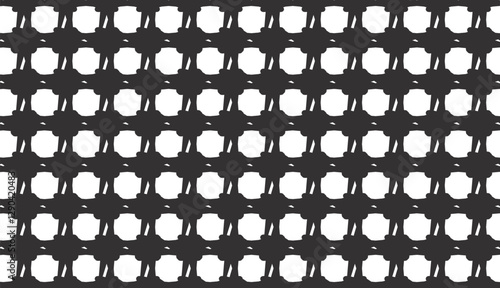 Bild auf Leinwand abstract seamless pattern background vector stylish geometric pattern black and