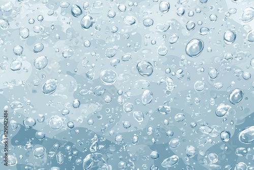 Water drop falling into water, creating ripples against a blue background. The image provides ample copy space for text. This high-resolution photography captures the moment with clarity.