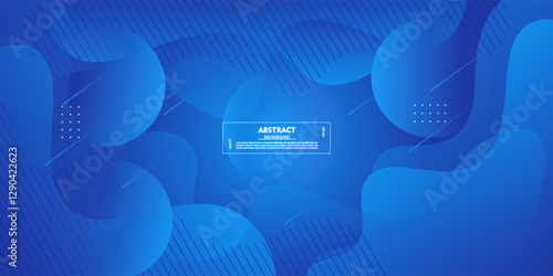 Abstract minimal blue wave background. Modern concept background. Realistic waves with simple geometric patterns. Vector Eps10