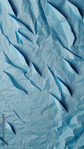 Wallpaper Mural Abstract light blue paper texture background. Texture of crumpled craft paper. Paper background. Recycled blue paper backdrop in close up. sky blue Textures. Wallpaper. Torontodigital.ca