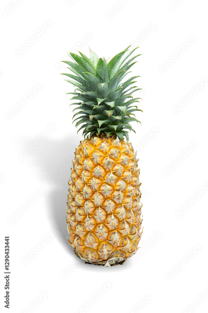 pineapple isolated on white background. This has clipping path. pineapple isolated on white background. This has clipping path.