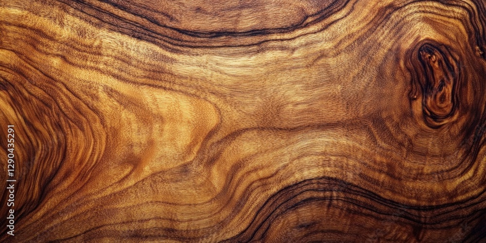 Wooden texture showcasing rich brown and golden hues with intricate, flowing grain patterns, ideal for background or design applications. Wooden texture showcasing rich brown and golden hues with intricate, flowing grain patterns, ideal for background or design applications.