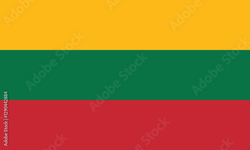 The flag of Lithuania. Flag icon. Standard color. Standard size. Rectangular flag. Computer illustration. Digital illustration. Vector illustration. Free Download The flag of Lithuania. Flag icon. Standard color. Standard size. Rectangular flag. Computer illustration. Digital illustration. Vector illustration. - GFXLoad