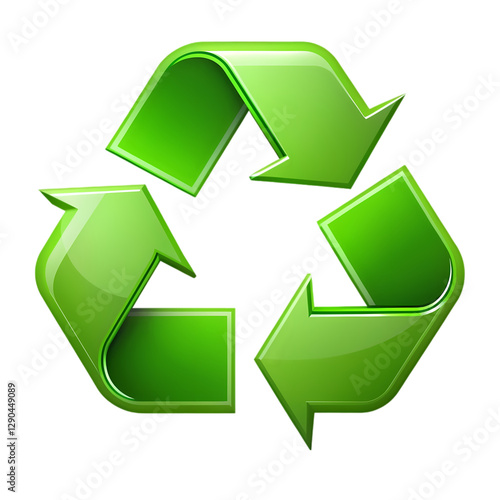 Free Download Green Recycle Symbol: Eco-Friendly isolated on transparent background - GFXLoad