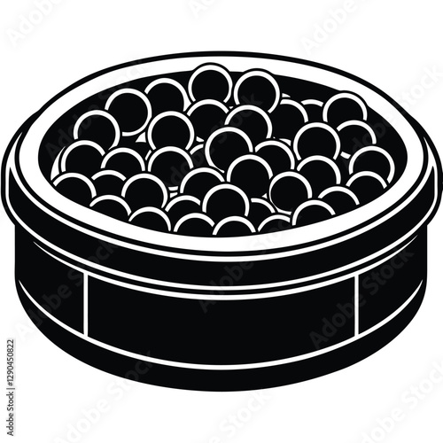 pit vector silhouette black- Soccer ball
