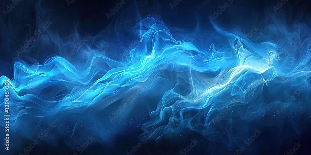 Obraz premium blue smoke background