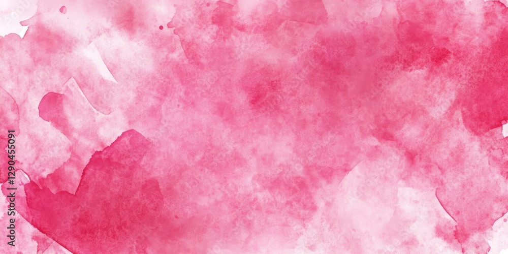 Fototapeta premium Abstract watercolor background in soft pink tones with blended vibrant and lighter shades creating a smooth texture ideal for artistic designs.