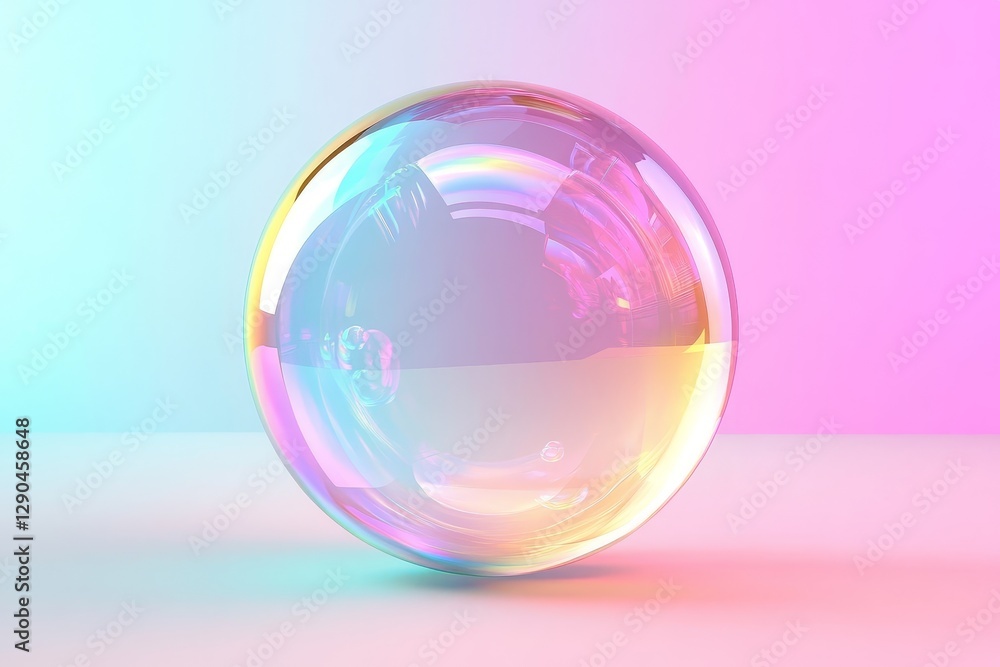 Pastel Bubble Iridescent Sphere, 3D Render, Abstract Concept, Bubble Art, 3D Rendering Bubble art, digital art Pastel Bubble Iridescent Sphere, 3D Render, Abstract Concept, Bubble Art, 3D Rendering Bubble art, digital art