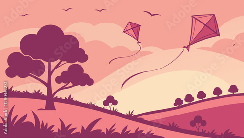 Defocused Summer Sky Background