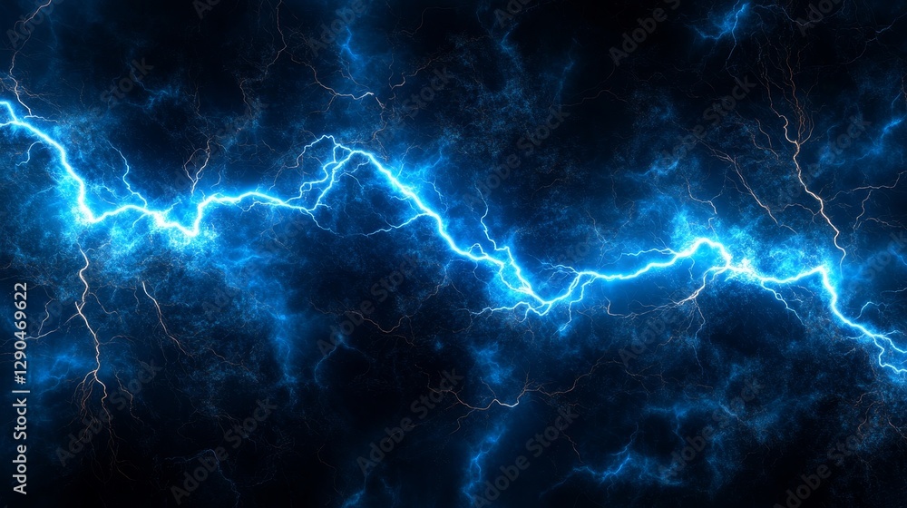 Stunning Blue Lightning Abstract Graphic Background Design Stunning Blue Lightning Abstract Graphic Background Design