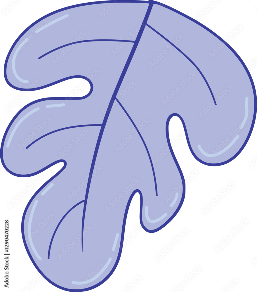 Obraz premium Leaf Plants Neutral Illustration