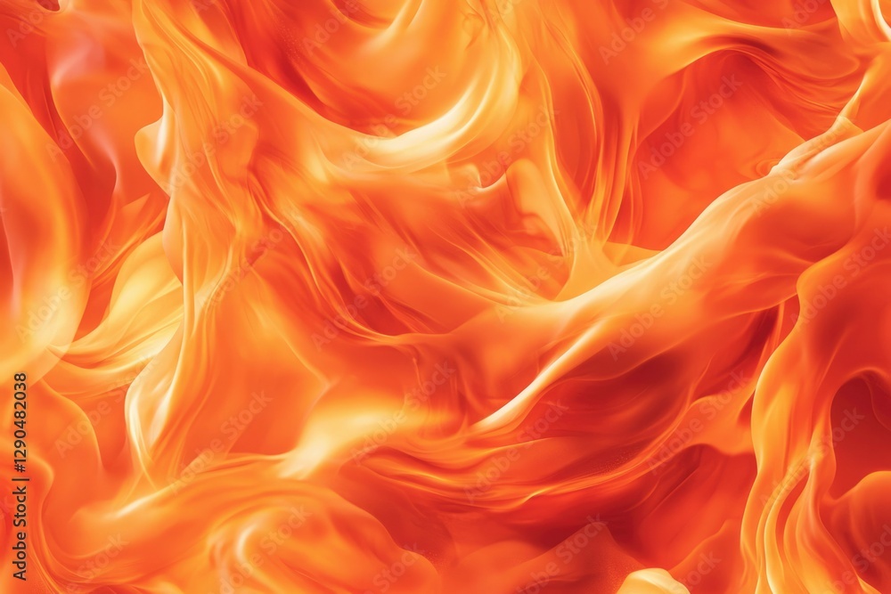 Abstract fire background for graphic design element, showing an orange burning flame Abstract fire background for graphic design element, showing an orange burning flame