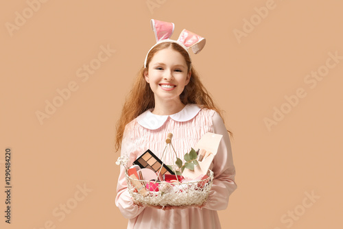 Beautiful young happy woman...
