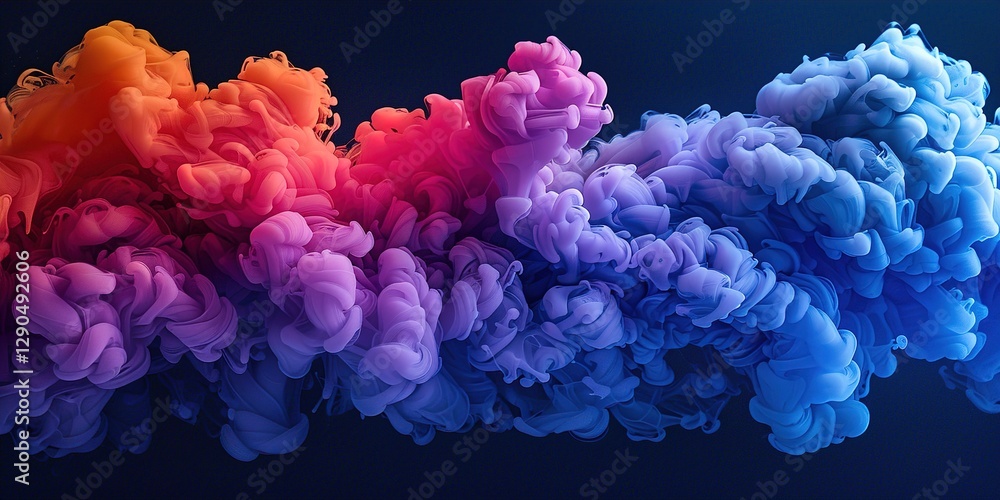 Obraz premium blue and white flowers
