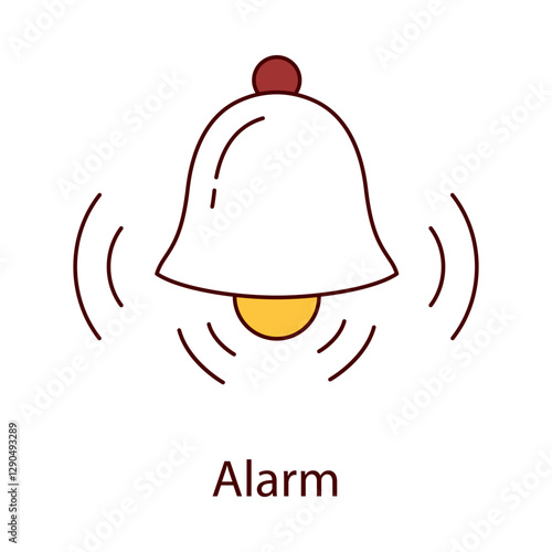 Alarm – Bell Representing Security Alert System
