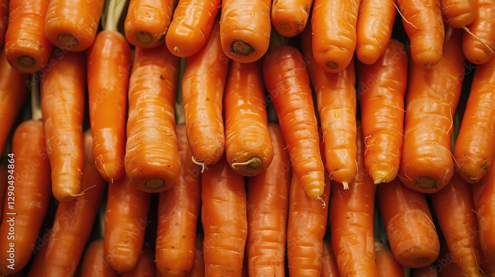 Fresh Orange Carrots Close-Up Fresh Orange Carrots Close-Up