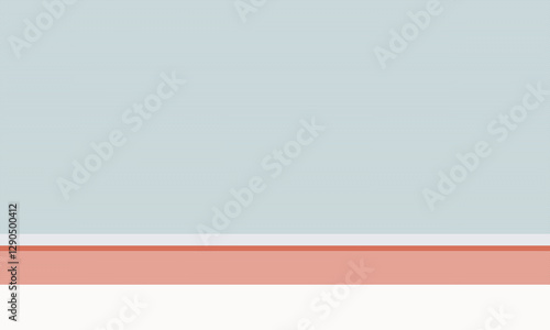 A minimalist abstract composition featuring a soft blue textured background that occupies most of the frame