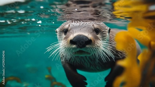 Underwater Sea Otter Portra...