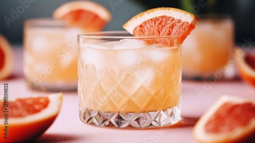 Icy Grapefruit Cocktail in ...