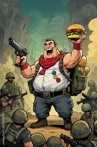 burger bun warrior