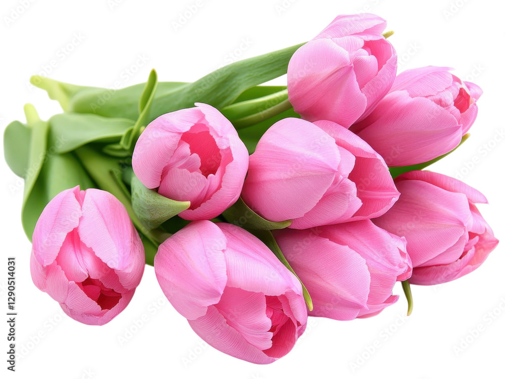 A Delicate Bouquet of Pink Tulips A Stunning Close Up View of Freshly Cut Flowers A Delicate Bouquet of Pink Tulips A Stunning Close Up View of Freshly Cut Flowers