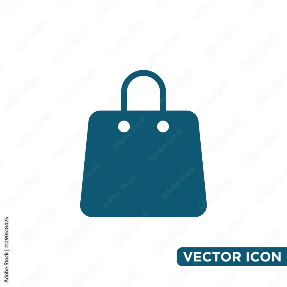 Simple Shopping Bag Icon Design Template Simple Shopping Bag Icon Design Template