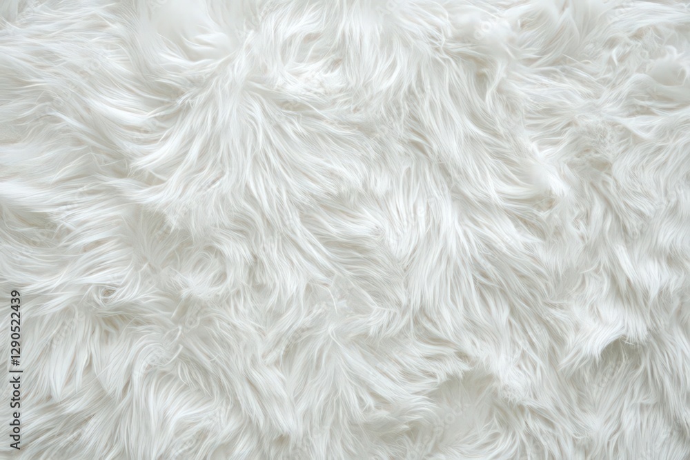 Fototapeta premium Soft White Fluffy Texture Close Up