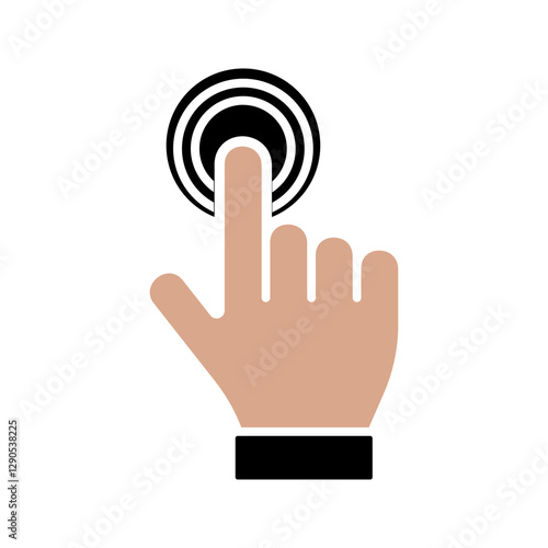 Mouse click cursor. Hand cursor. Click icon. Mouse pointer. Arrow cursor. Pointer click icon.