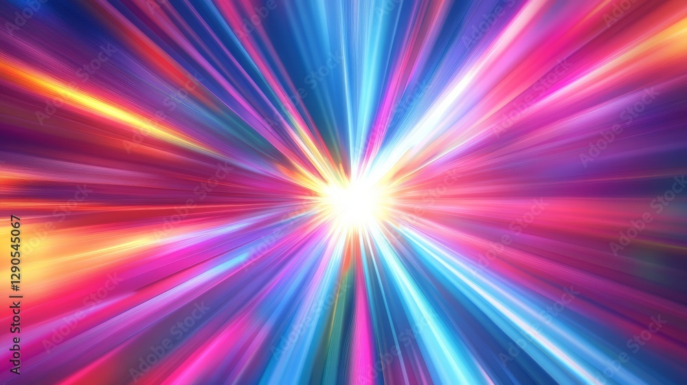 Abstract Colorful Radiant Burst Graphic Design Abstract Colorful Radiant Burst Graphic Design