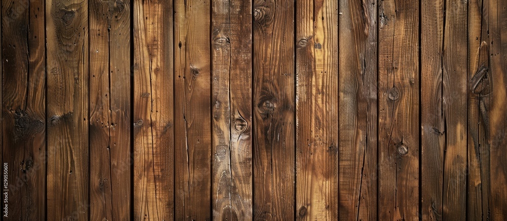 Textured wooden plank surface against a rustic brown wooden background featuring natural grain patterns with ample copy space on the left side Textured wooden plank surface against a rustic brown wooden background featuring natural grain patterns with ample copy space on the left side