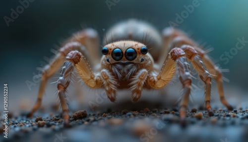 Wallpaper Mural Close-up of a Jumping Spider with Intricate Details Torontodigital.ca