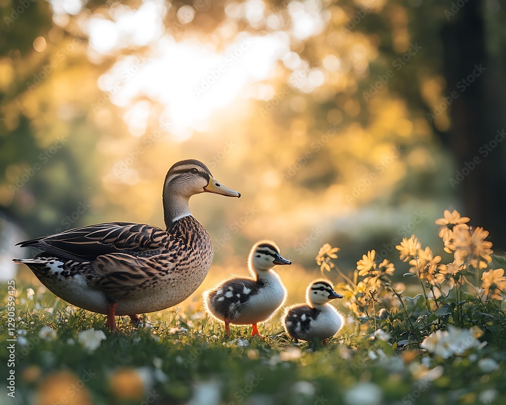 Sunny Park Duck Family Sunny Park Duck Family