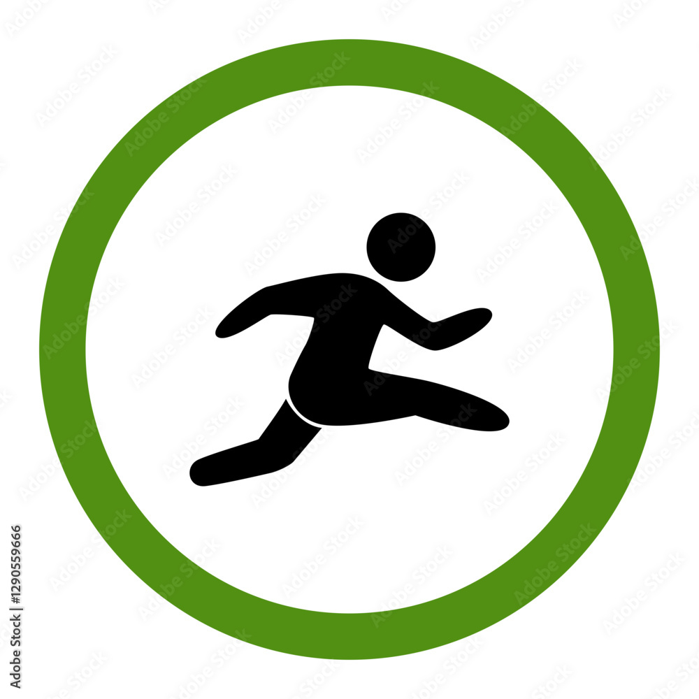 running man silhouette running man silhouette