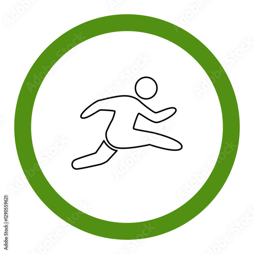 running man silhouette