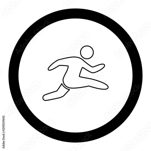 running man silhouette