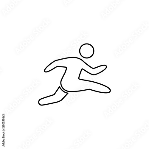 running man silhouette
