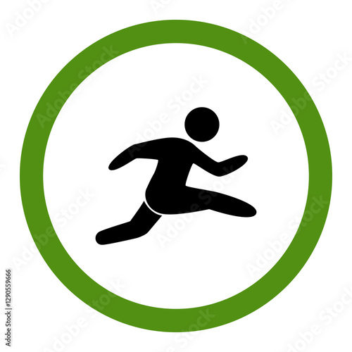 running man silhouette