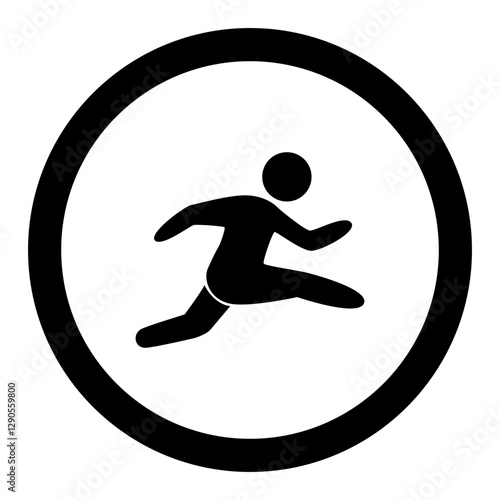 running man silhouette