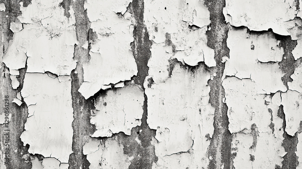 Obraz premium Cracked Paint Grunge Texture Wall