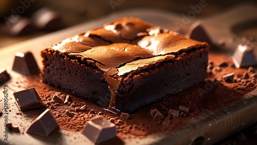 chocolate cake with nuts