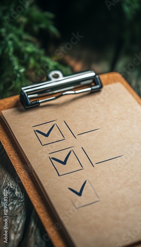 Nature-Inspired Checklist in Clipboard
