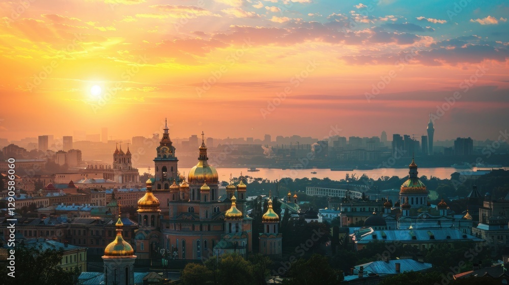 Fototapeta premium Ukraine is a beautiful, majestic and fertile land, real photos