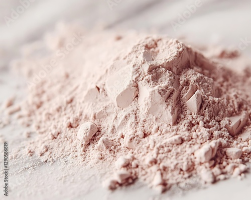 Light Pink Powder Pile on Tabletop