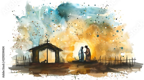 water colour painting images different infrastructure