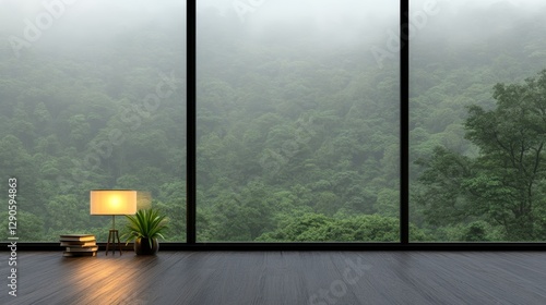Misty Forest View Interior ...