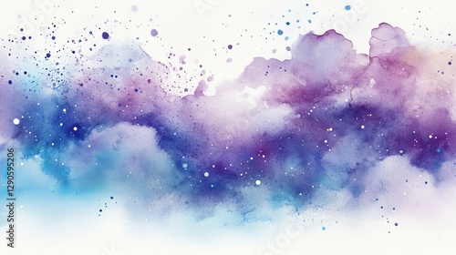 Abstract Ethereal Watercolo...