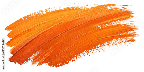 Rustic orange brush strokes with a grunge oil paint texture.