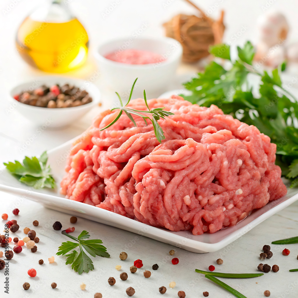 raw minced meat